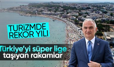 Mehmet Nuri Ersoy turizm rakamlarını açıkladı: Hedef turizmde süper lig