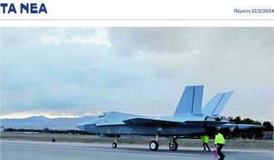 Pistten teker kesen milli muharip uçak KAAN Yunan basınında