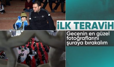 Yurdun dört bir yanında camiler, ilk teravih namazı için doldu