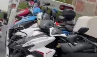 Motosiklet sürücüleri çekici ücretlerine tepki gösterdi