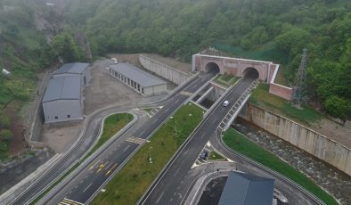 Zigana Tüneli’nden bir yılda 1 milyon 770 bin araç geçti