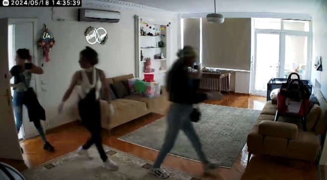 İstanbul’da 4 kadın hırsızlık için girdikleri evde kameraya takıldılar