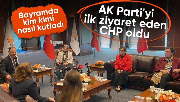 Siyasi partilerde Kurban Bayramı ziyaretleri