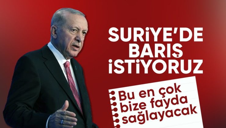 Cumhurbaşkanı Erdoğan NATO dönüşü soruları yanıtladı: Biz Suriye’de barış istiyoruz