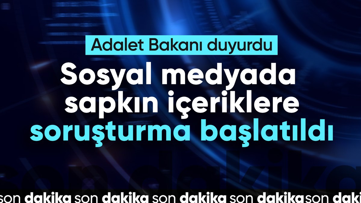 Yılmaz Tunç’tan ‘sosyal medya’ açıklaması: Sapkın içeriklere soruşturma başlatıldı