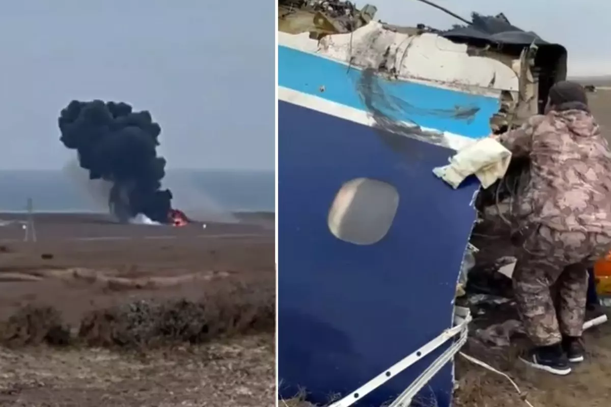Kazakistan’da 67 kişiyi taşıyan yolcu uçağı düştü