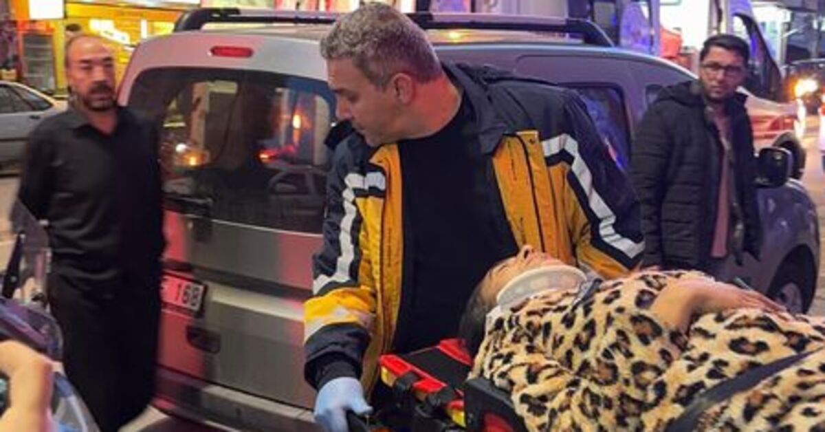 Bıçağı görünce balkondan atladı